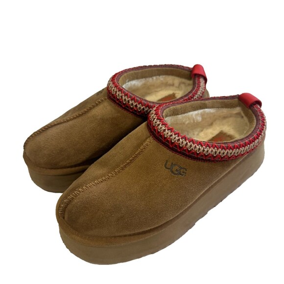 UGG Shoes - Ugg Tazz Platform Slippers Chestnut Women’s Size 6